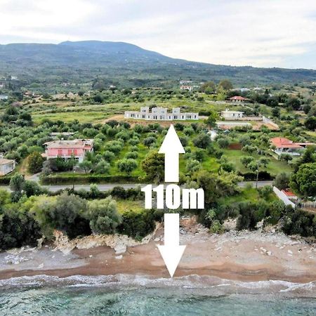 Stone Bay Houses In Messinia Kalamaki Beach Area Chrani Eksteriør billede